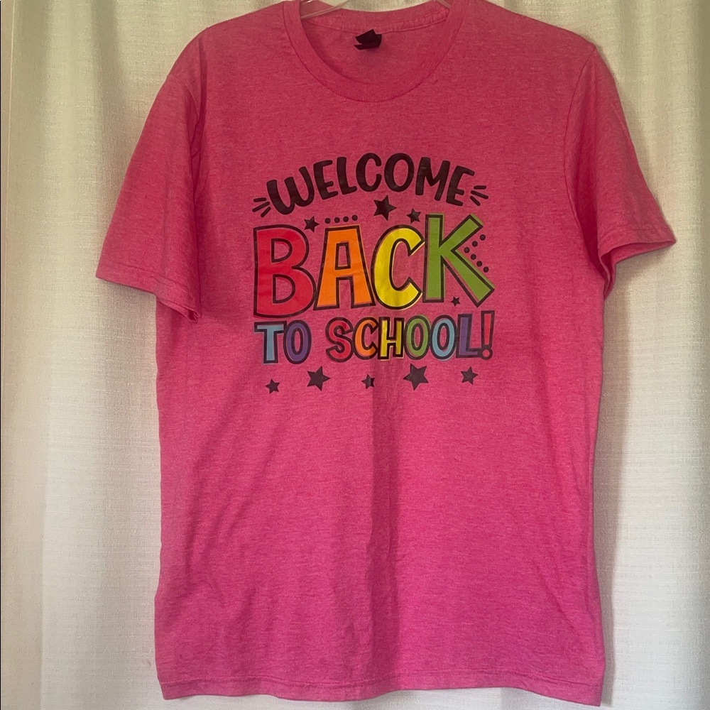 Welcome Back to School Pink T-Shirt